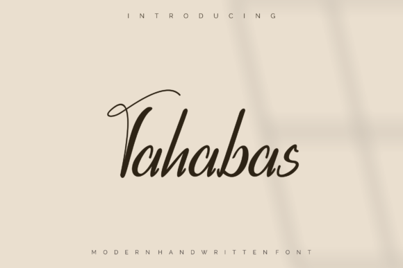 Tahabas Font Poster 1