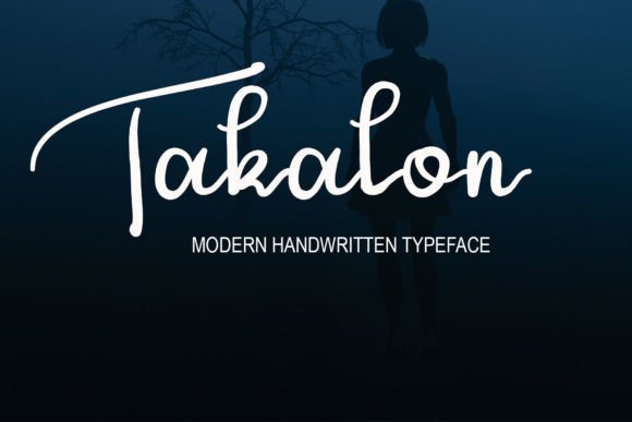 Takalon Font Poster 1