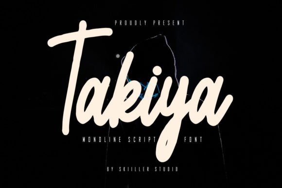 Takiya Font Poster 1