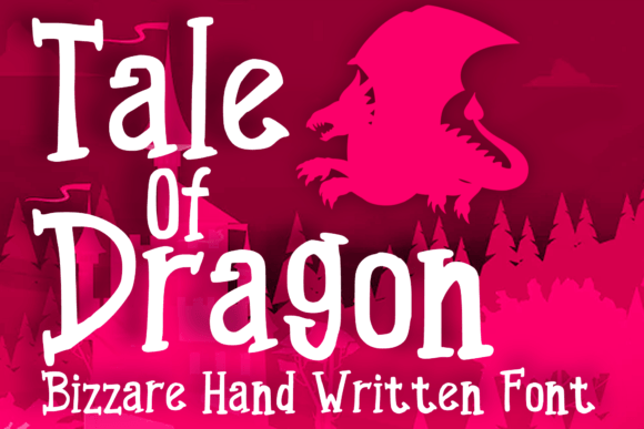Tale of Dragon Font Poster 1