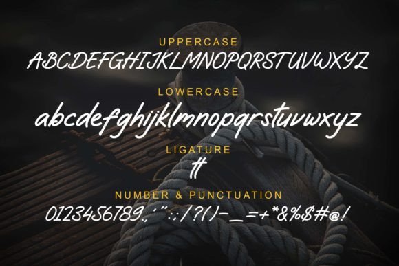 Tali Raphia Font Poster 2