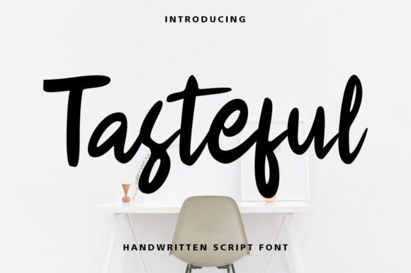 Tasteful Font Poster 1