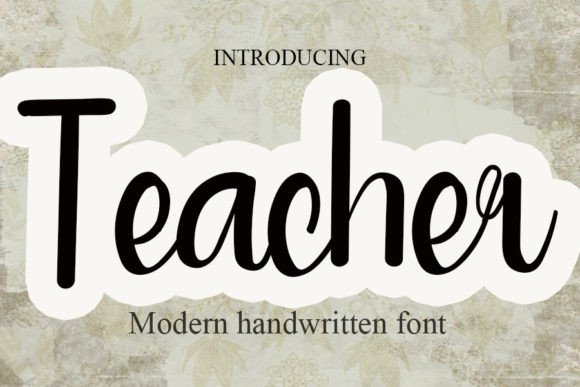 Teacher Font