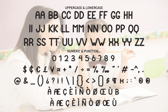 Teachers Students Font Poster 6