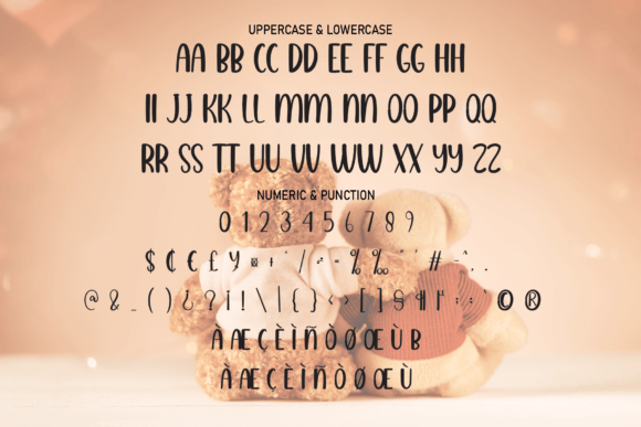 Teddy Bear Font Poster 7