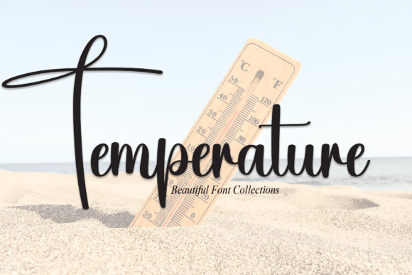 Temperature Font Poster 1