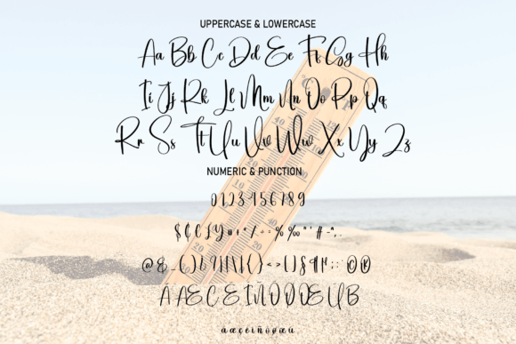 Temperature Font Poster 7