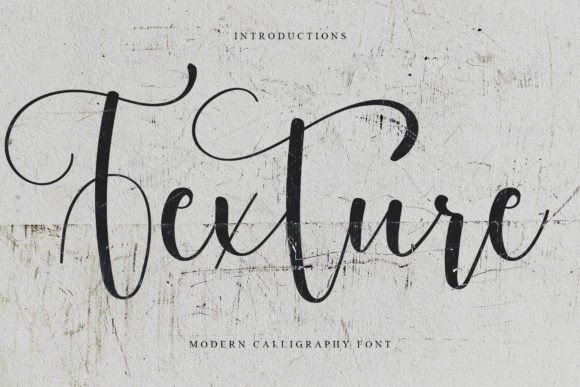 Texture Font Poster 1