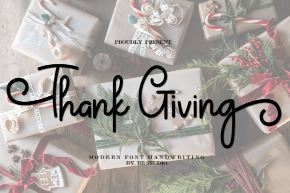 Thank Giving Font