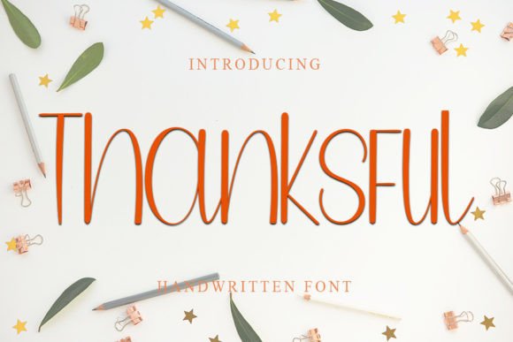 Thanks Ful Font Poster 1