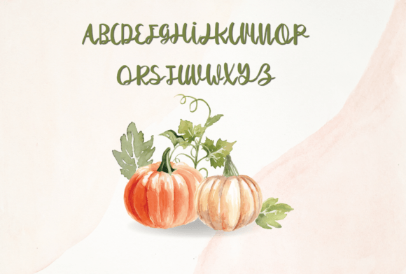 Thanksgiving Font Poster 2