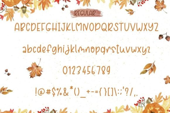 Thanksgiving Font Poster 6