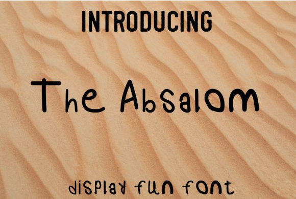 The Absalom Font Poster 4
