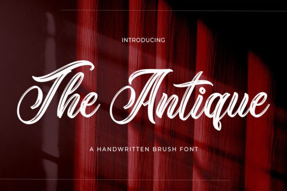 The Antique Font Poster 1