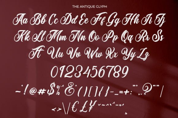 The Antique Font Poster 6