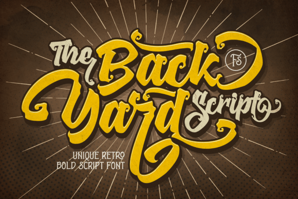 The Backyard Font Poster 1