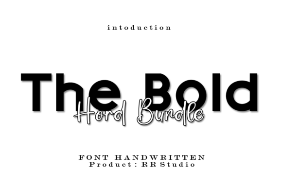 The Bold Font Poster 1