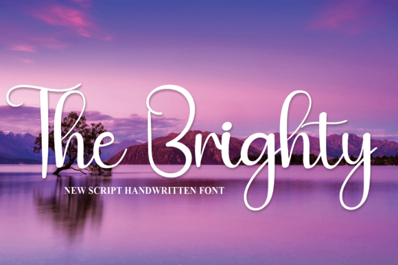 The Brighty Font Poster 1