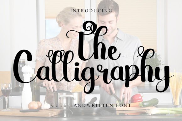 The Calligraphy Font Poster 1