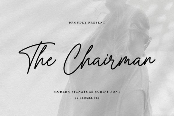 The Chairman Font Poster 1