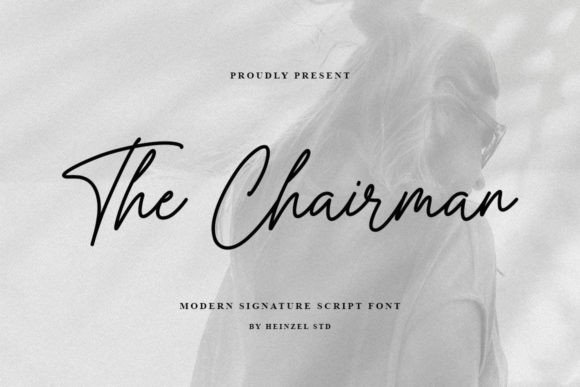 The Chairman Font Poster 1