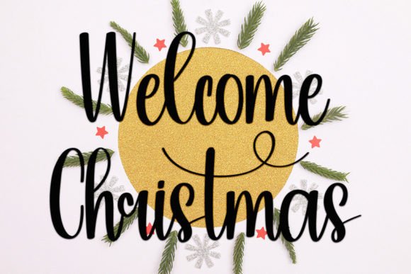 The Christmas Font Poster 4