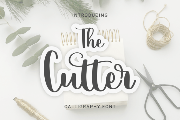 The Cutter Font Poster 1