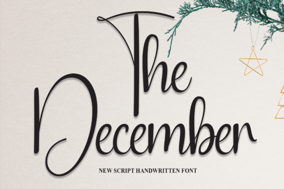 The December Font Poster 1