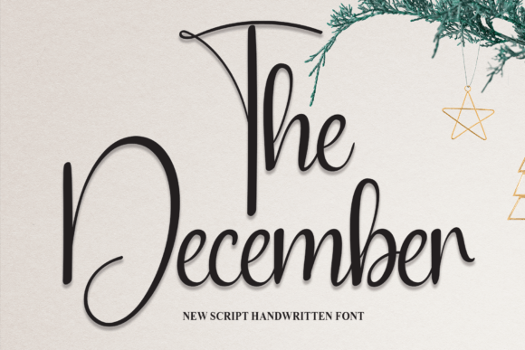 The December Font The December Font Poster 1