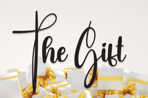 The Gift Font Poster 1