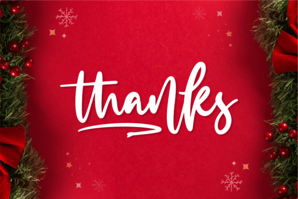 The Holly Merry Font Poster 11