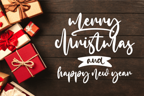 The Holly Merry Font Poster 4