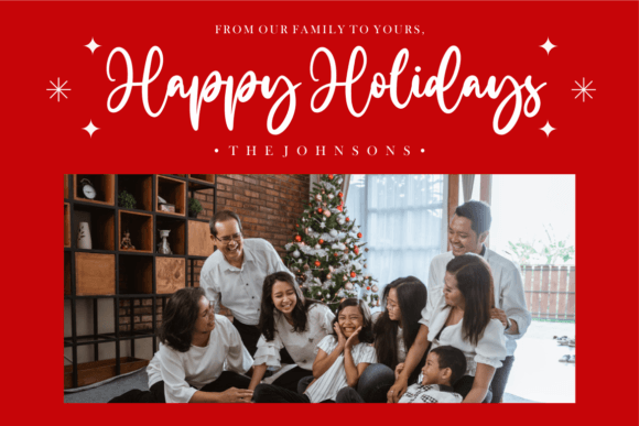 The Holly Merry Font Poster 6