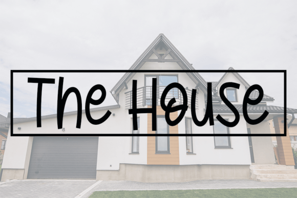 The House Font Poster 1