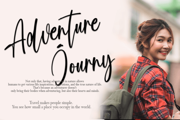 The Journey Font Poster 3