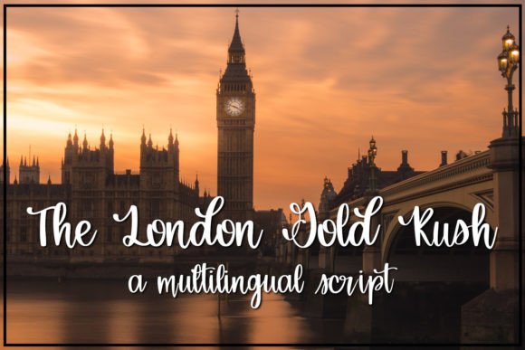 The London Gold Rush Font