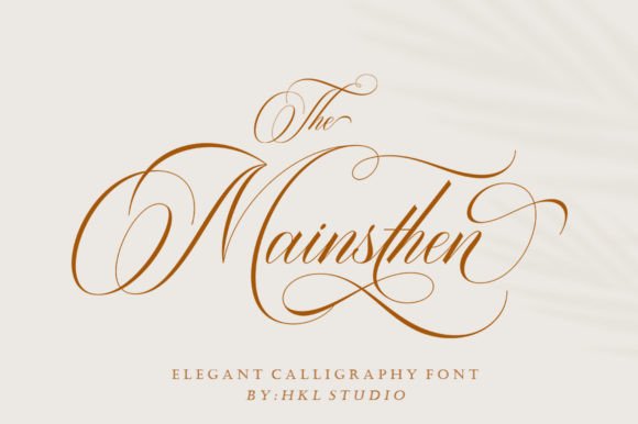 The Mainsthen Font Poster 1