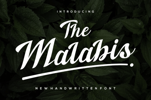 The Malabis Font Poster 1