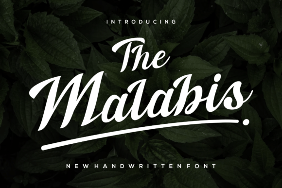 The Malabis Font The Malabis Font Poster 1