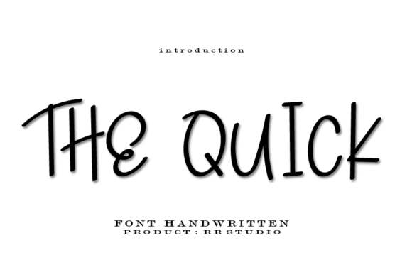 The Quick Font