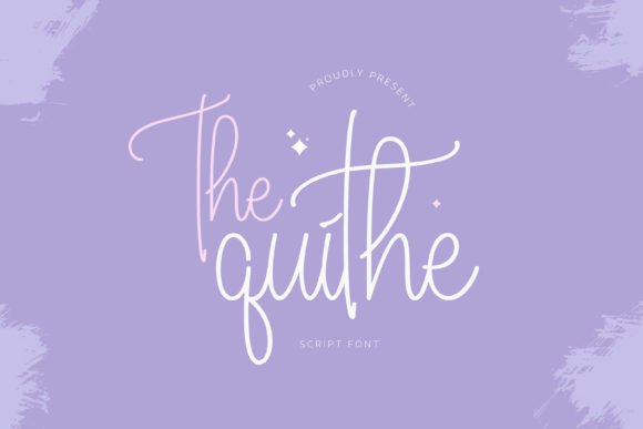 The Quithe Font Poster 1