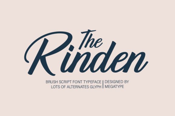 The Rinden Font Poster 1