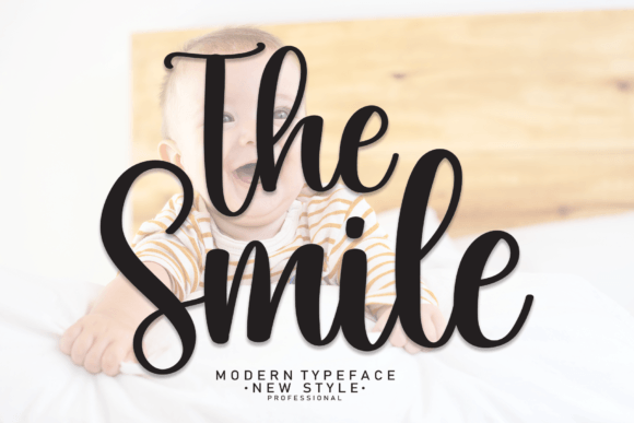The Smile Font Poster 1