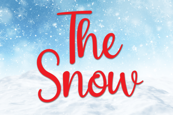 The Snow Font Poster 1