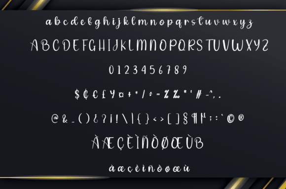 The Snow Font Poster 6