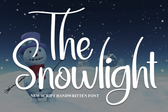 The Snowlight Font Poster 1
