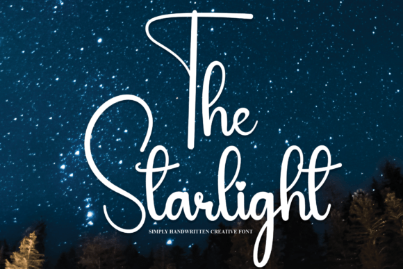 The Starlight Font Poster 1