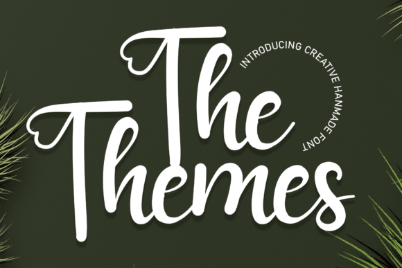 The Themes Font Poster 1