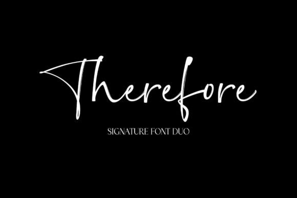 Therefore Font Poster 1