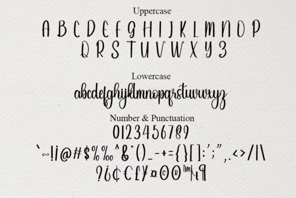 Thicken Font Poster 5